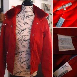 Smart Set Red Jacket with Hood